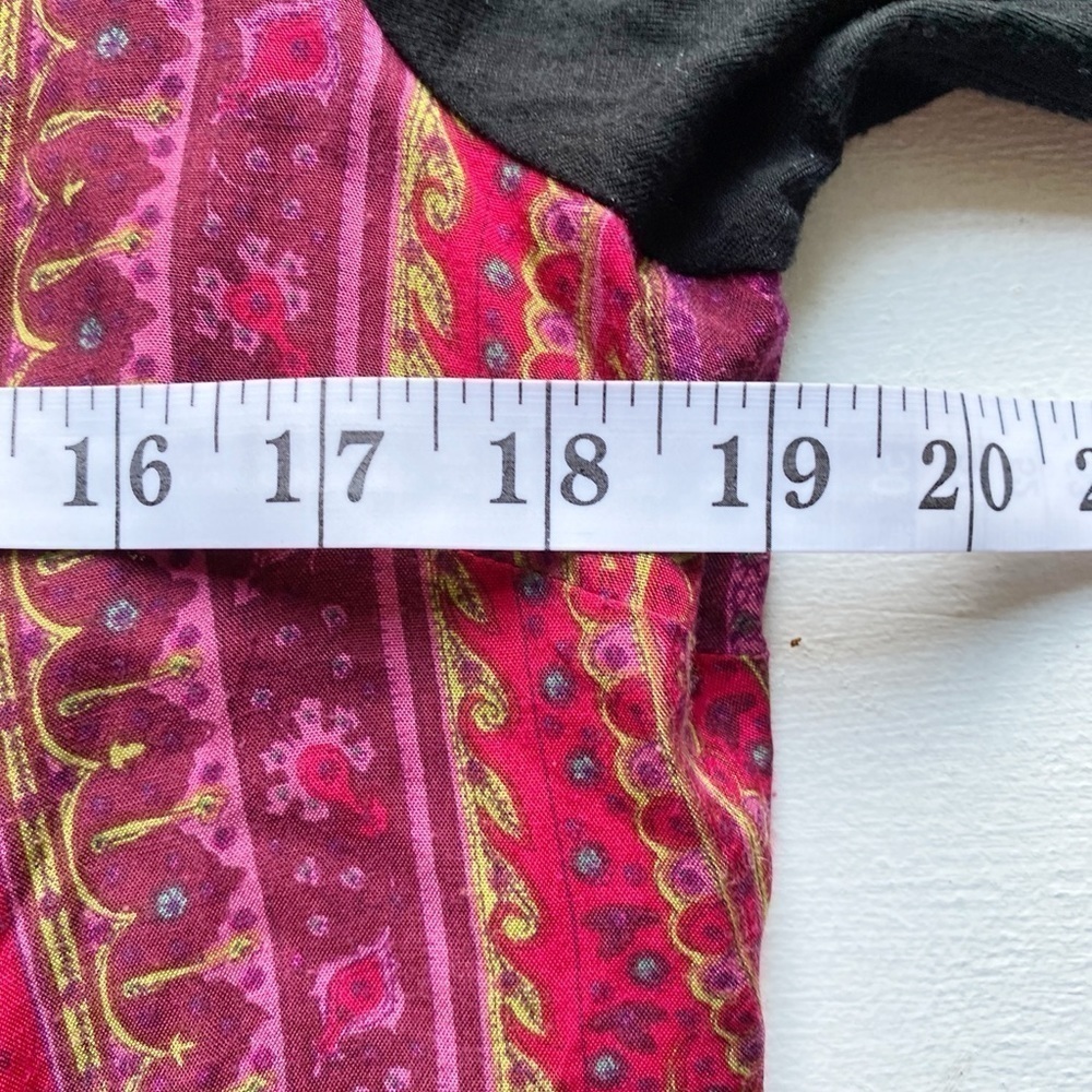 Soft Surroundings Black and Ruby Patchwork Tunic … - image 10